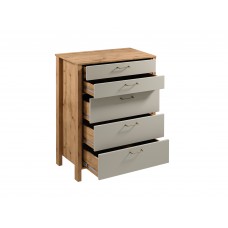 Kumode ar koka kājām INDYGO K5S, beige